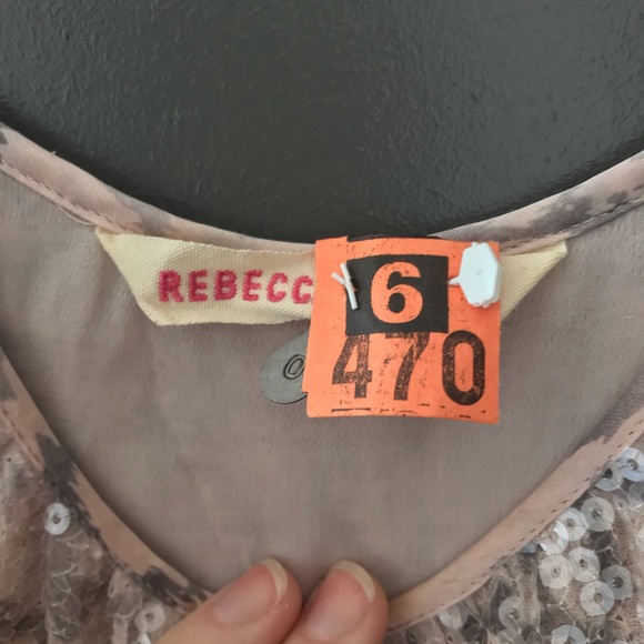 💎 Rebecca Taylor Sequin Dress - Size 0 - Picture 6 of 7